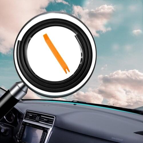 Car Stickers Dashboard Sealing Strip Sound Insulation Rubber Strip Car-Styling Accessories For Skoda Octavia Fabia Rapid Superb