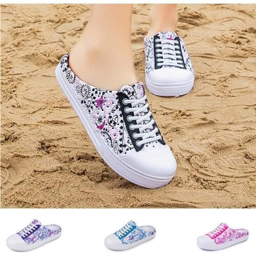 New 2021 Fashion Womens Beach Sandals Casual Comfortable Clogs Breathable Flip Flops Size 36-41