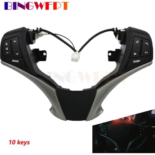New Bluetooth Audio Steering Wheel Switch 84250-0D120 842500D120 842500D120-E0 fit For Toyota Yaris Vios 13-16