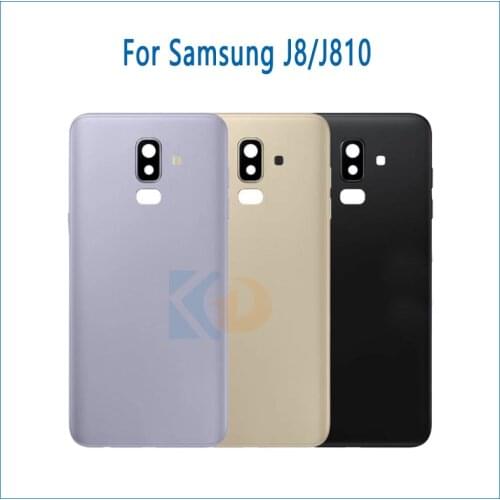 Original For Samsung Galaxy J8 2018 J810 J810F SM-J810F Housing Battery Door Rear Back Cover Case Chassis Shell J8 Replacement