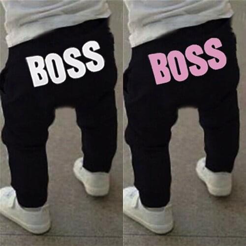 UK Casual Baby Toddler Boy Girls Cotton Fashion Kids Leggings PP Pants 1-5 Years