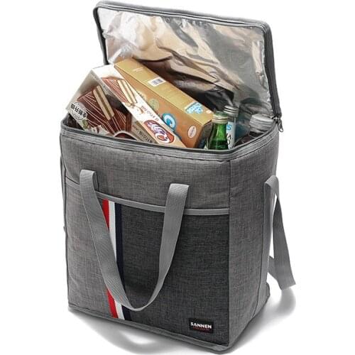 Simplicity Thermal Lunch Bag Insulated Picnic Bento Tote Travel Outing Fruit Drink Food Fresh Student Waterproof Cooler Handbag