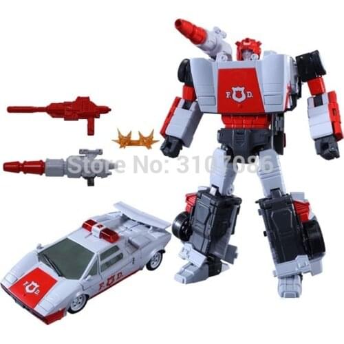 TKR Transformation MP14 + MP-14+ Red Alert MP MasterPiece Anime Color KO Action Figure Collection Robot Toys
