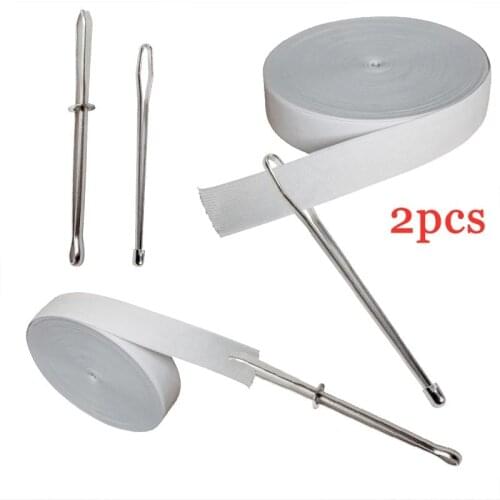 DIY Elastic Band Threading Device Clothing Apparel Sewing Tools Rope Wearing Threading Guide Garment Clips Elastic Strip Punch
