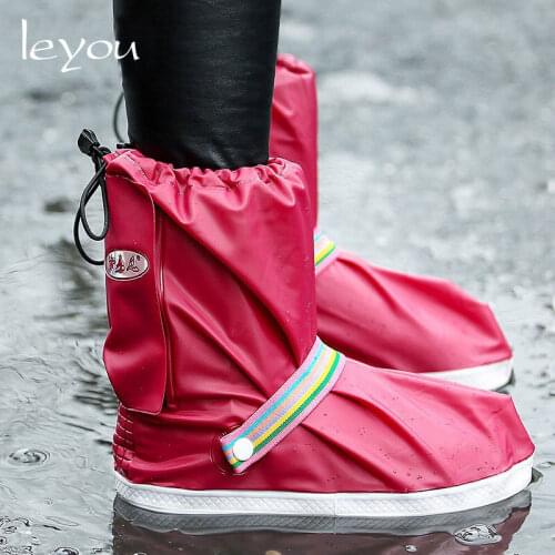 Waterproof Rain Shoe Covers Overshoes Non Slip Rainproof Boots Reusable Shoes Cover Rainproof Snowproof Sandproof Shoes