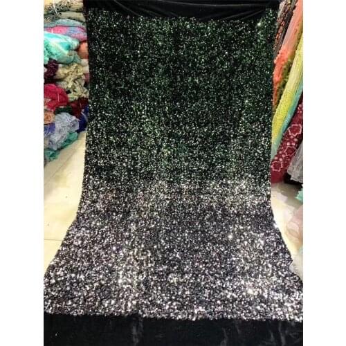 High quality Nigeria mesh lace fabric 2020 Africa France mesh lace fabric embroidered ladies dress H3645