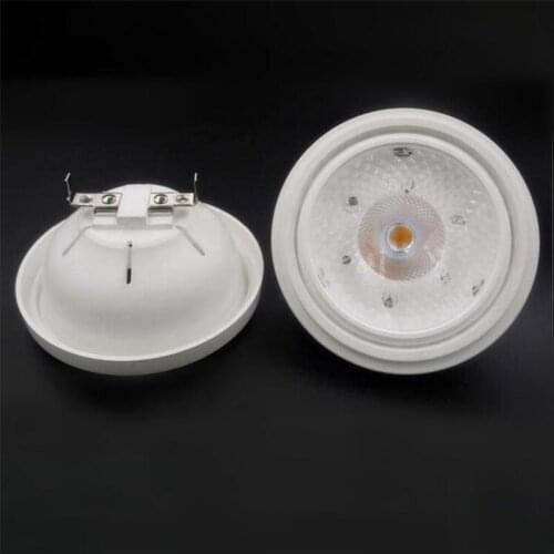 YRANK Dimmable AR111 LED Spotlights 12W COB G53 GU10 base AR111 QR111 Lamp DC12V AC110V 220V 12W Bulb 20PCS/lot