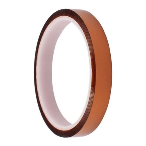 12mm x 30m High Temperature Heat Resistant Polyimide Anti-heat Adhesive Tape 260-300 Degree