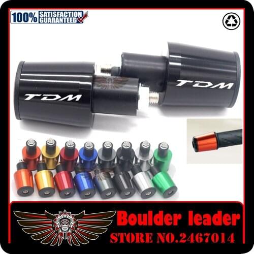 For YAMAHA TDM900 TDM 900 900A TDM850 TDM 850 Motorcycle Accessories 7/8'' 22MM Handlebar Grips Handle Bar Cap End Plugs