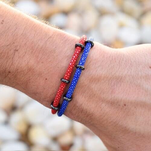 Beichong Men's Leather Bracelets