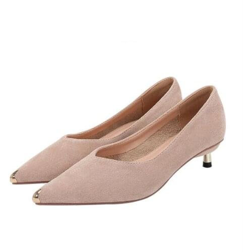 Sandals high heels autumn flocking pointed sandals sexy high heels women summer shoes women sandals