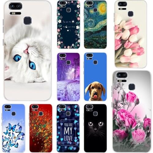 Printed Case For Asus ZenFone 3 Zoom ZE553KL Soft TPU Case Cover For Asus ZenFone Zoom S Z01HD Z01HDA Silicone Cover Bumper