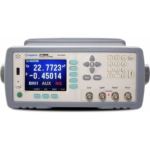 Digital LCR Meter with Continuous Frequency Points from 10Hz to 300kHz