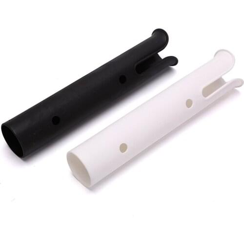 ABS Plastic Fishing Rod Pole Holder Portable Lightweight Fishing Rod Spinning Accessories Durable Tube Mount Bracket Socket Rack