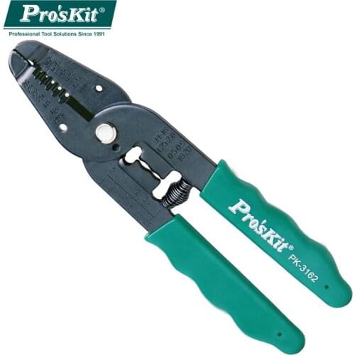 Proskit 8PK-3163 Cable Wire Stripper Cutter Crimper 7-in-1 Multifunctional Crimping Stripping pliers Electrician Tools
