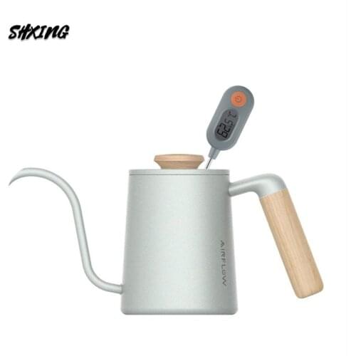 Classic Hand Brewed Boutique Coffee Pot 304 Stainless Steel 600ml Household Coffee Pot with Thin Mouth and Long Mouth