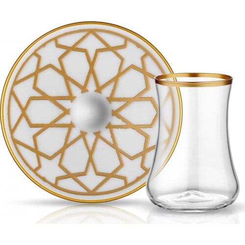 Collection Dervısh Tea Set 6 pieces Star Gold