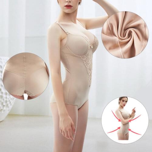 Women One-Piece Shapewear Sexy Slimming Clothes Body Shaping Corset Hip Lift Lingerie Push Up Bra Waist Trainer Stretch Bodysuit