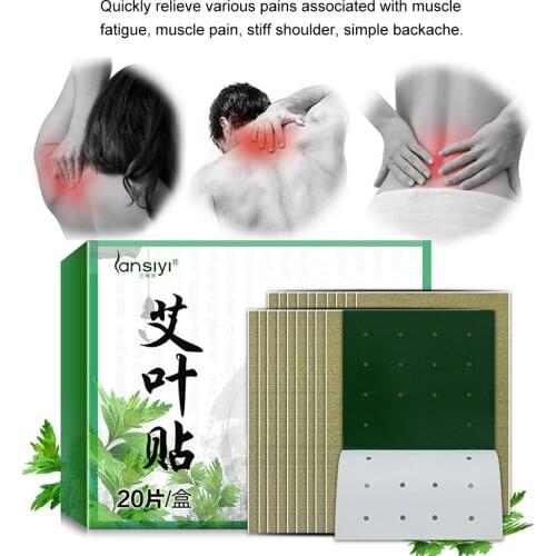 Medical Natural Moxibustion Stickers Pain Relief Patch For Neck & Shoulder & Waist & Leg Moxa Herb Health Care Pad