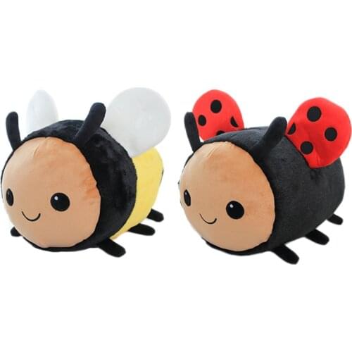 20/30/40cm Kawaii ladybug Plush Toys Cartoon Flying Bees Pillow Dolls Gift for Kids Baby Children
