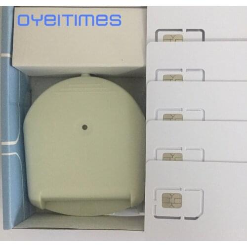 OYEITIMES 4G LTE SIM Card Reader Writer Programmer With 5PCS 4G LTE Blank SIM Cards 1PC 4.2.5 Ver. SIM Card Software Milenage