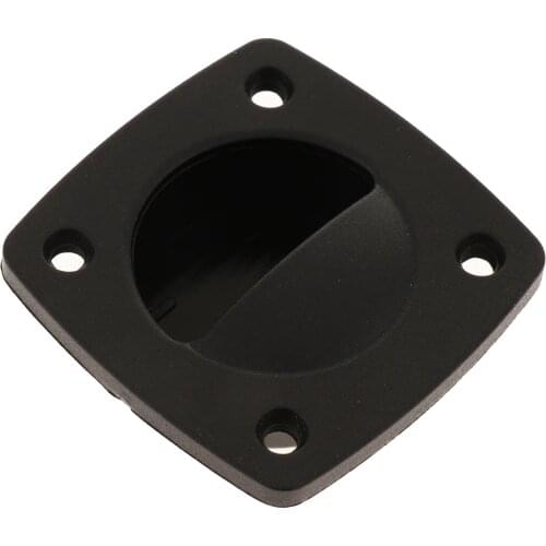 Plastic Recessed Flush Sliding Door Handle Pull Square 58 x 58mm for Motorboat Marine Boat Yacht Cabin