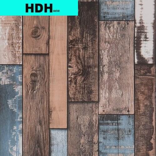 Teal Wood Wallpaper Stick and Peel Shiplap Wall Paper Self Adhesive Wood Contact Paper Decorative Vintage Removable Waterproof