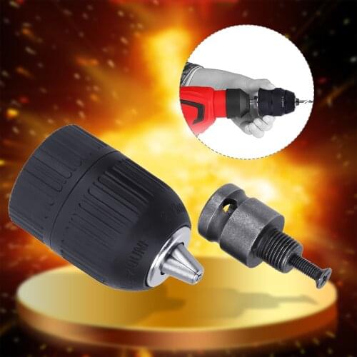 NICEYARD Self Tighten Drill Chuck Adaptor Electronic 2-13mm Tool Set Universal 1/2" 20unf For Impact Wrench Self-locking Keyless