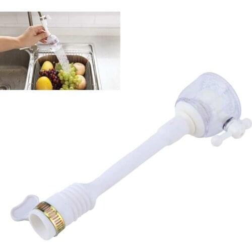 Water-Saving Flexible Faucet Head 360 degree Rotatable Tap Nozzle Head with Filter for Kitchen Bathroom