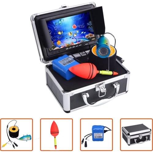30m Cable Waterproof Underwater Camera Head Camera Viewing Angle 92degree 7inch Monitor Video Fishing Camera System With DVR