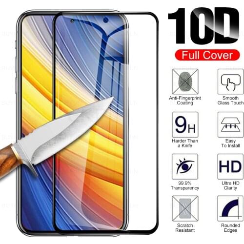Full Cover Tempered Glass For Xiaomi Mi Poco X3 Pro Protective On Xiomi Pocox3 Poko X 3 3pro X3pro Phone Screen Protectors Film