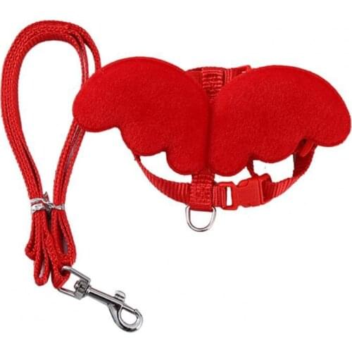 1 Set Stylish Duck Harness Wing Design Flexible Buckle Delicate Craft Solid Color Creative Long Rope Goose Vest for Animal