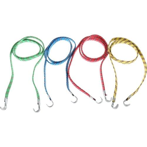 1PCS Elastics Rubber Luggage Rope Cord Hooks Bikes Rope Tie Bicycle Luggage Roof Rack Strap Fixed Band Hook Bicycle Accessories