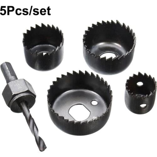 5pcs 31-52mm Bi-Metal Wood Hole Saws Bit For Woodworking DIY Wood Cutter Drill Bit DIY Tool Accessories Power Tool Accessories