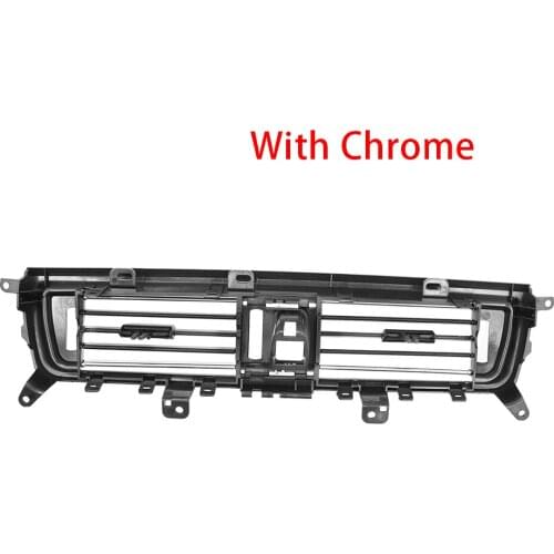 64229166885 Front Console Grill Dash AC Air Conditioner Vent ​For BMW 5 Series F10 F18 Black High Quality With Chrome