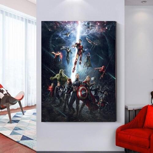 5D DIY Mosaic Diamond Painting Marvel Characters Cross Stitch Kits Square&Round Diamond Embroidery Full Art Home Decor