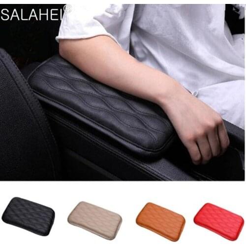 Car Armrest Mat Box Cover Auto Arm Rest Covers Storage Cars Storage Carpet Protector Pad Car-styling Auto Accessories