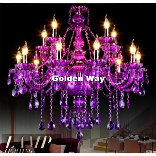 Free Shipping K9 Crystal Crystal Lighting European Crystal Chandeliers Lustre de Crustal Light Home Decor K9 Crystal Chandelier