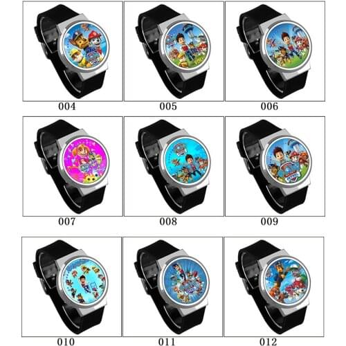 New PAW Patrol Chase Skye Marshall LED Digital Watch Girl Boy Silicone Electronic Wristwatches Electronic Digital Relogio