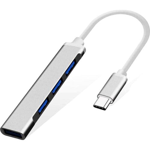 For Lenovo Macbook PC Computer Accessories The Type C Hub 4in1 USB hub is liberated High-speed data transmission USB 3.0 port