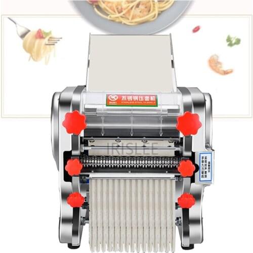 Electric Noodle Press Machine Pasta Maker Small Commercial Stainless Steel Dough Cutter Dumplings Roller Noodles For Home Use