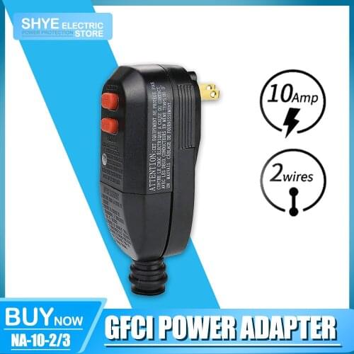 GFCI Plug Converter is Suitable For Leakage Protection Socket With Switch Controllers Such as Household Air Conditioners