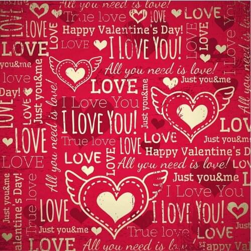 Sweety Heart Vinyl Backdrop for Valentines Day Digital Printed Bokeh Photo Background Studio Wedding Photo Booth