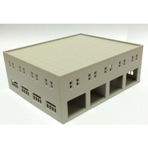 Outland Models Modern Garage / Logistics Centre Unpainted N Scale Train Railway