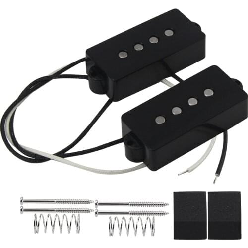 NEW Vintage Alnico 5 PB P Bass Pickups Black Open for 4 String Bass Guitar Parts Replacement