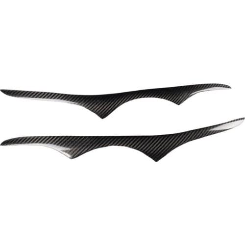 Fit For BMW 3 Series/E92/E93 2006-2012 M3 Coupe 2 Door Coupe Real Carbon Fiber Headlight Eyebrow Eyelash Decoration