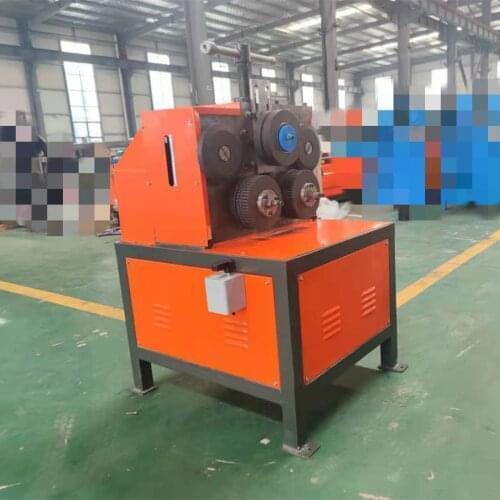 Sheet Metal Vertical Electric Angle Crimping Machine Processing Roll Flat Iron Pipe Chanel Steel Rectangular Tube Tool