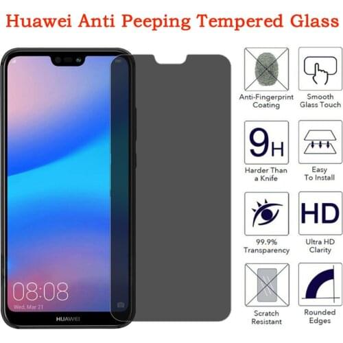 Private Screen Protector For Huawei Nova 3 3i 3e 4 4E 6 7 SE Anti-Spy Tempered Glass For Huawei Nova 5 5i 5Z 6 7SE Privacy Glass