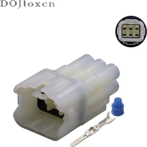 10 Sets 6 Pin Sumitomo Auto Sensor Wiring Plug Waterproof White Male Connector Auto Wire Connector 6187-6801 Free Shipping