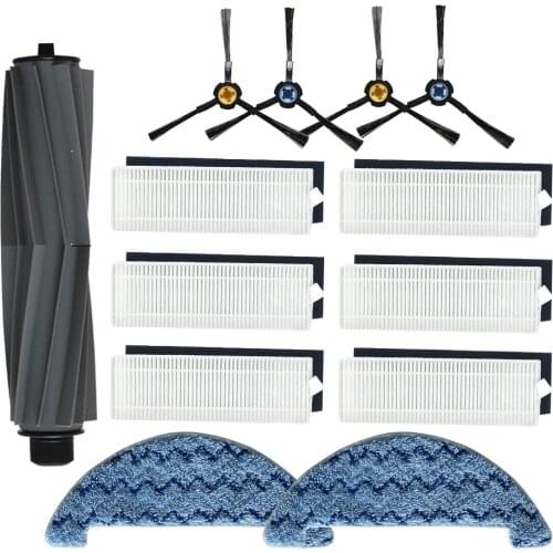 Side Brush Main Brush Hepa Filter for chuwi ilife A7 A9S robot vacuum cleaner Parts Replacement Mop Cloth Primary Dust filter